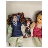vintage dolls some are porcelain se...