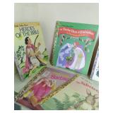 large lot of vintage golden books...
