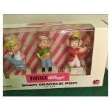 Kellogs figurines, candle holder an...