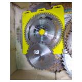 Lot of vintage saw blades...