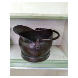 2 metal holders, one vintage spitoo...
