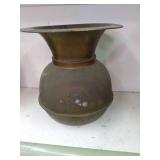 2 metal holders, one vintage spitoo...