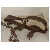horseshoes & other vintage Farm imp...