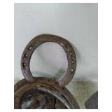 horseshoes & other vintage Farm imp...