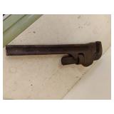 vintage handrails and wrench, pully...