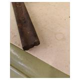 vintage handrails and wrench, pully...