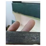 vintage wood toolbox wrenches see p...