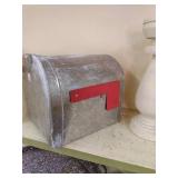 metal small mailbox Middleton ceram...