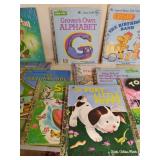 large lot of vintage golden books...