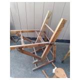 vintage folding bench wringer, vint...