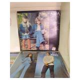 large lot of vintage records see ph...