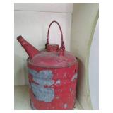 2 vintage crates, lantern, gas, & o...