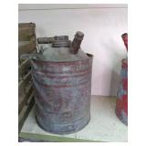 2 vintage crates, lantern, gas, & o...