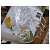 Mikasa Crystal Serving bowl, and Cr...