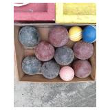 Bocce ball, washer toss, and horses...
