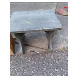 vintage wood white horse seller ble...