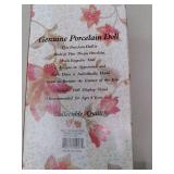 Fine Bisque porcelain doll in packa...