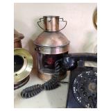 large lot of vintage items in tote...