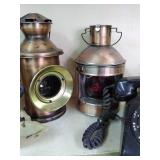 large lot of vintage items in tote...