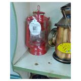 large lot of vintage items in tote...