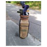 personalized golf bag full of clubs...