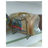 Metal tub fill of vintage items, Mo...