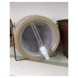 Metal tub fill of vintage items, Mo...