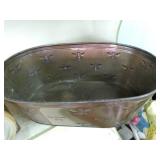 Metal tub fill of vintage items, Mo...