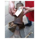 vintage wood box, manual fan, huge ...