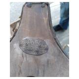 vintage wood box, manual fan, huge ...