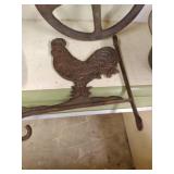 Vintage bucket, and other cat iron ...