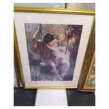 4 framed art pieces *See photos*...