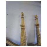 King size bed 80" x 74" (Includes m...