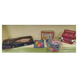 Vintage toy accordion, games, and c...