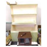 vintage cabinet, one leg is broken ...