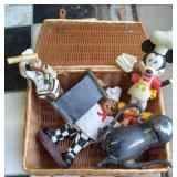 Vintage Plastic Mickey Mouse, and o...