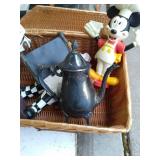 Vintage Plastic Mickey Mouse, and o...