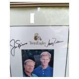 Signed Twin Eagles Golf Course Fram...