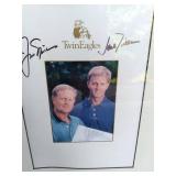 Signed Twin Eagles Golf Course Fram...