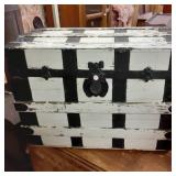 Ivory and Black Vintage Storage Che...