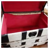 Ivory and Black Vintage Storage Che...