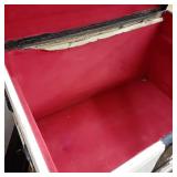 Ivory and Black Vintage Storage Che...