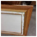Large Framed Canvas Winter Scene Oi...