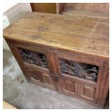 Solid Wood Vintage Buffet Hutch bas...