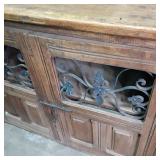 Solid Wood Vintage Buffet Hutch bas...