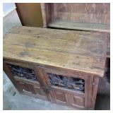 Solid Wood Vintage Buffet Hutch bas...