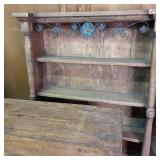 Solid Wood Vintage Buffet Hutch bas...