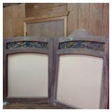 Pair of Solid Wood Matching Vintage...