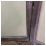 Pair of Solid Wood Matching Vintage...