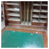 Vintage Secretary Hutch. Base cabin...